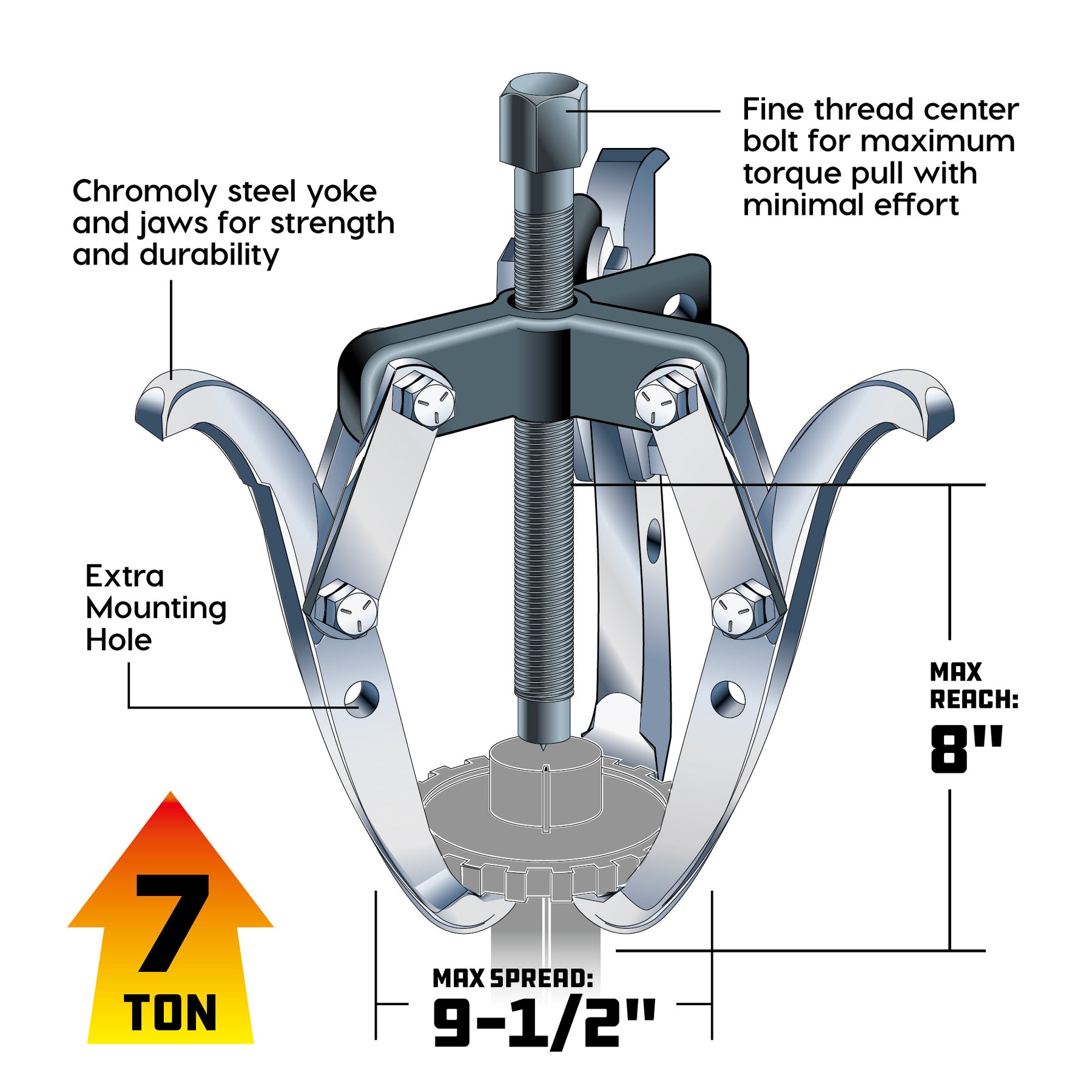 8 in. Gear Puller