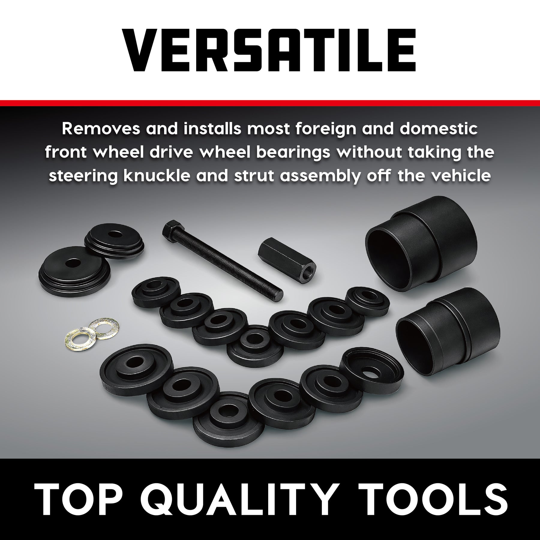 23 Piece FWD Bearing Removal And Installer Kit