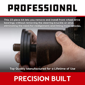 23 Piece FWD Bearing Removal And Installer Kit