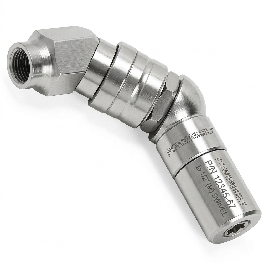 360 Degree Grease Gun Swivel Coupler