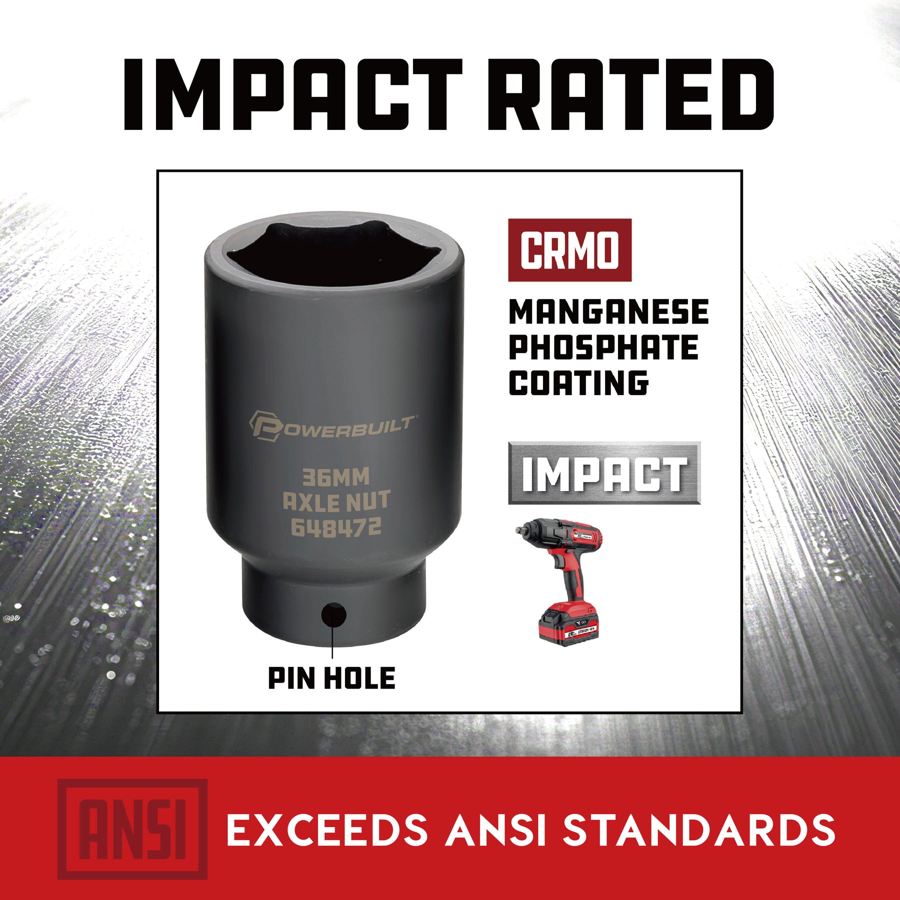Master Axle Nut Socket Kit