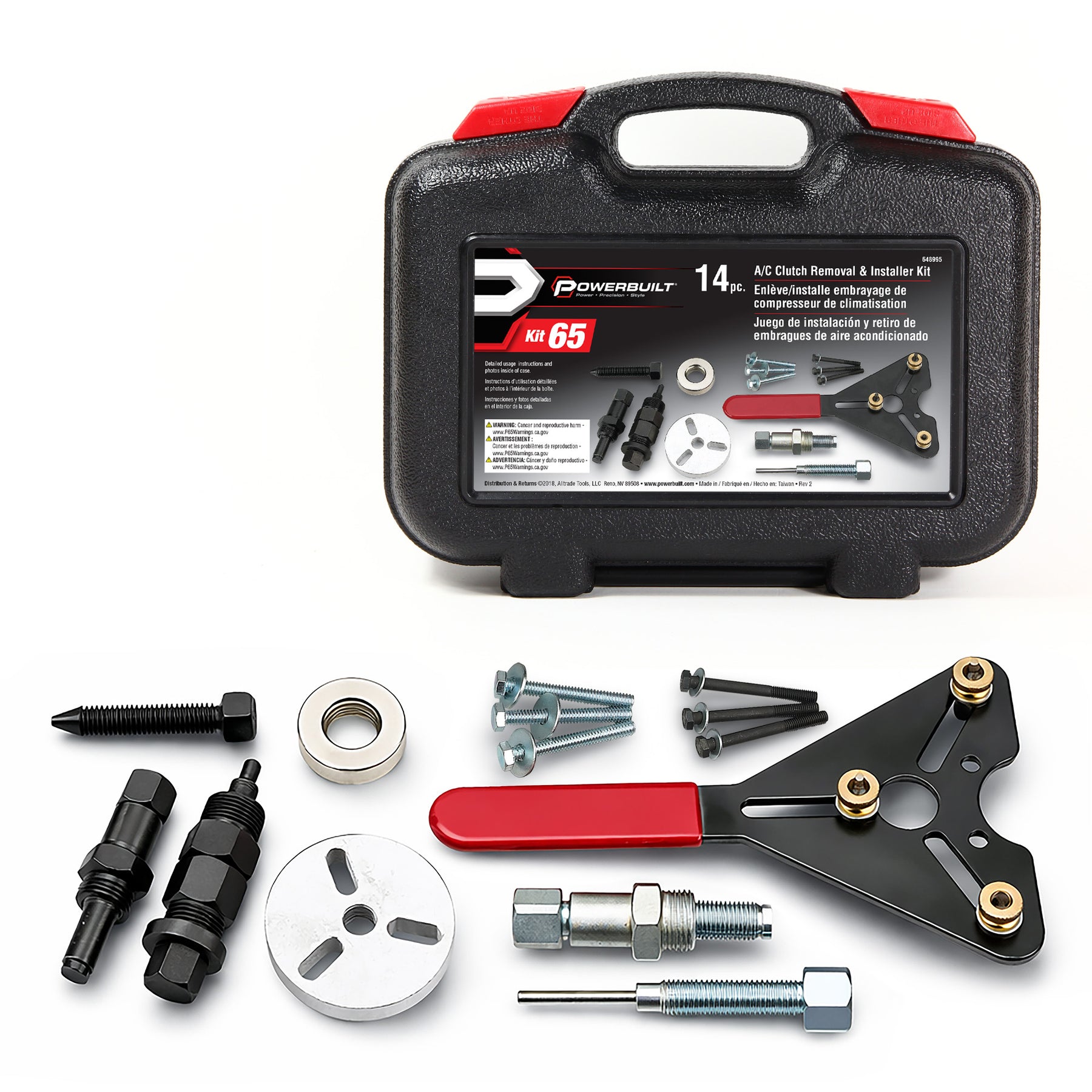 A/C Clutch Removal And Installer Kit