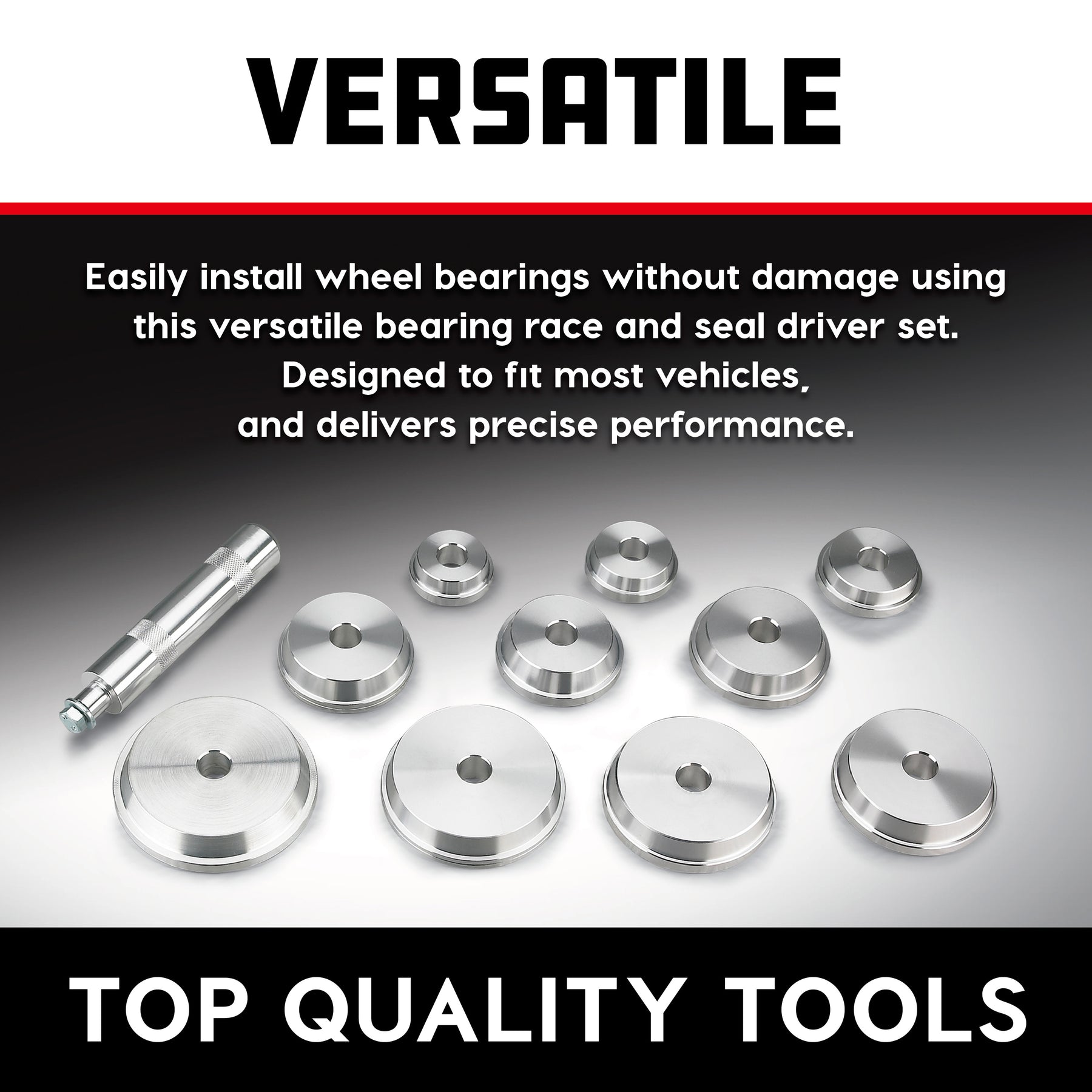 11 Piece Master Bearing Race And Seal Driver Kit