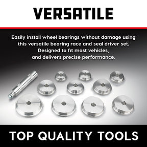 11 Piece Master Bearing Race And Seal Driver Kit