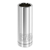 3/8 in. Dr. Sockets - SAE Deep - 12 Pt.