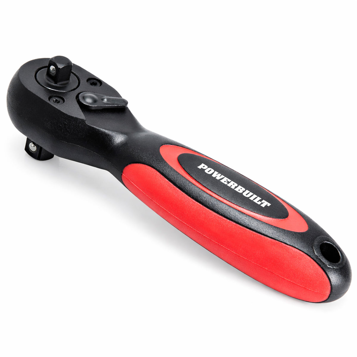 3/8 Inch by 1/2 Inch Drive Composite Stubby Ratchet