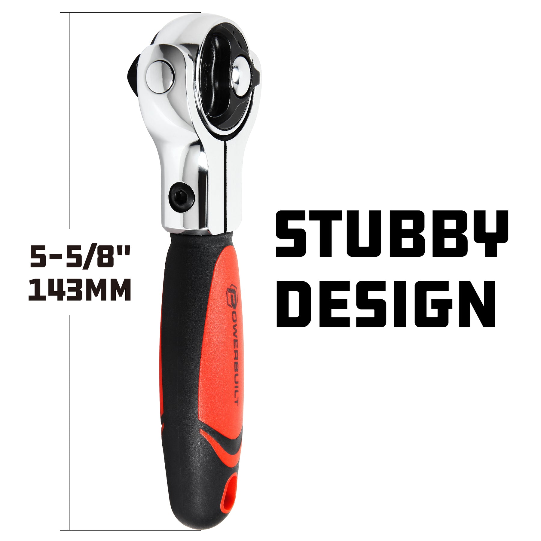 MAXPOWER 1/2-Inch Drive Extendable Ratchet Wrench, 1/2 Inch Drive Ratchet Socket Wrench, Quick Release 72-Tooth Reversible Ratcheting Feature(17 1/8\" - 22 5/8\" Length