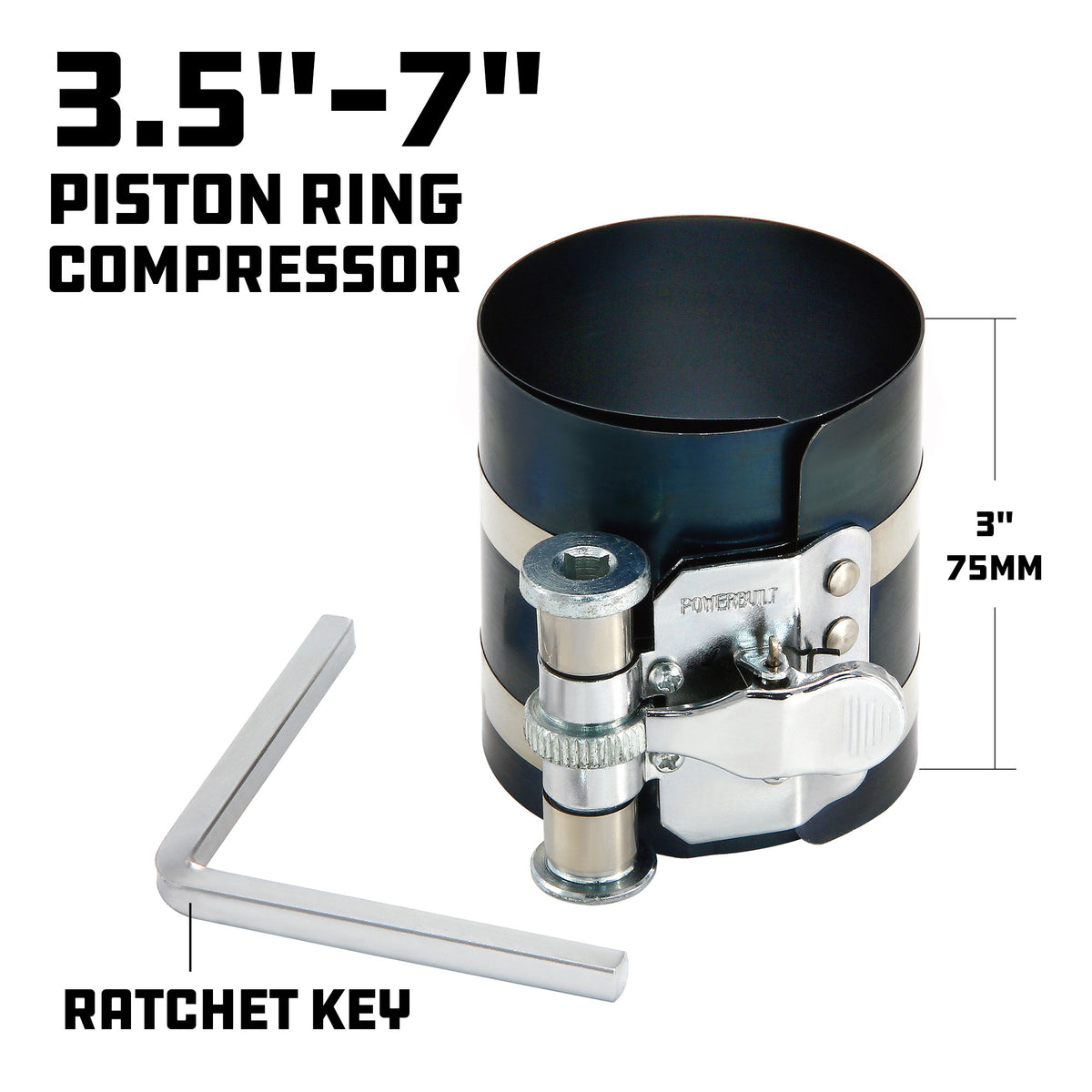 Piston Ring Compressor 3-1/2 in. - 7 in.