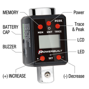 3/4-Inch Drive Digital Torque Adapter