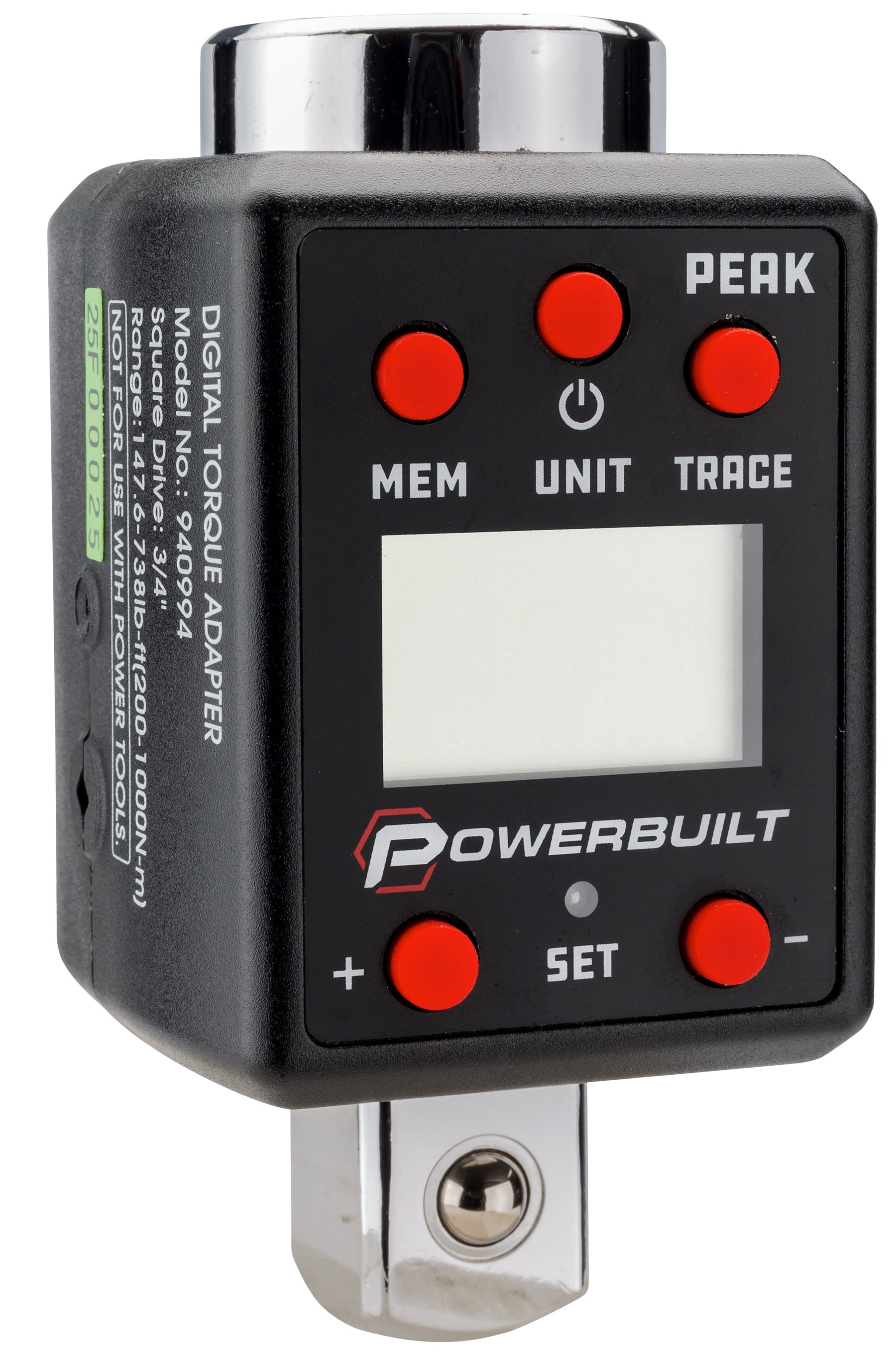 3/4-Inch Drive Digital Torque Adapter