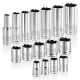 16 Piece 3/8 in. Dr. SAE 6 Pt. Socket Set