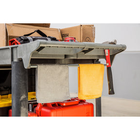 46 Inch x 26 Inch Utility Service Cart with 36 Inch x 24 Inch Tray