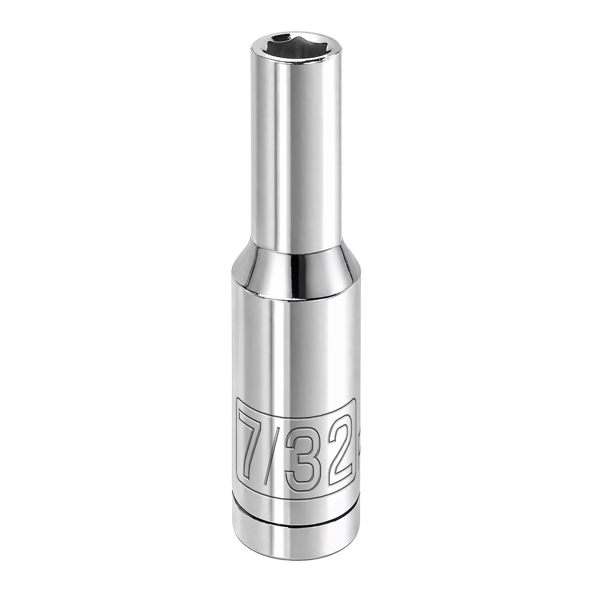 1/4 Inch Drive x 7/32 Inch 6 Point Deep Socket