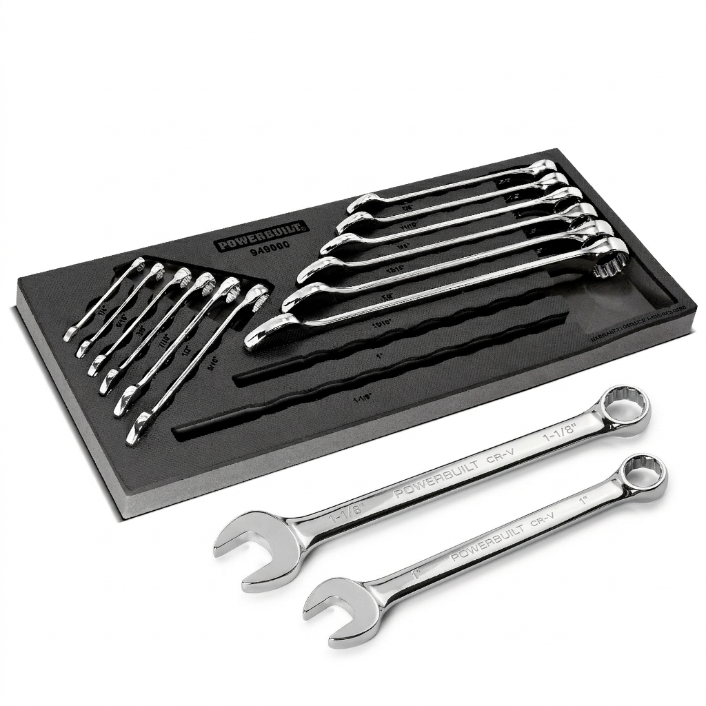 14 Piece Pro Tech SAE Combination Wrench Set