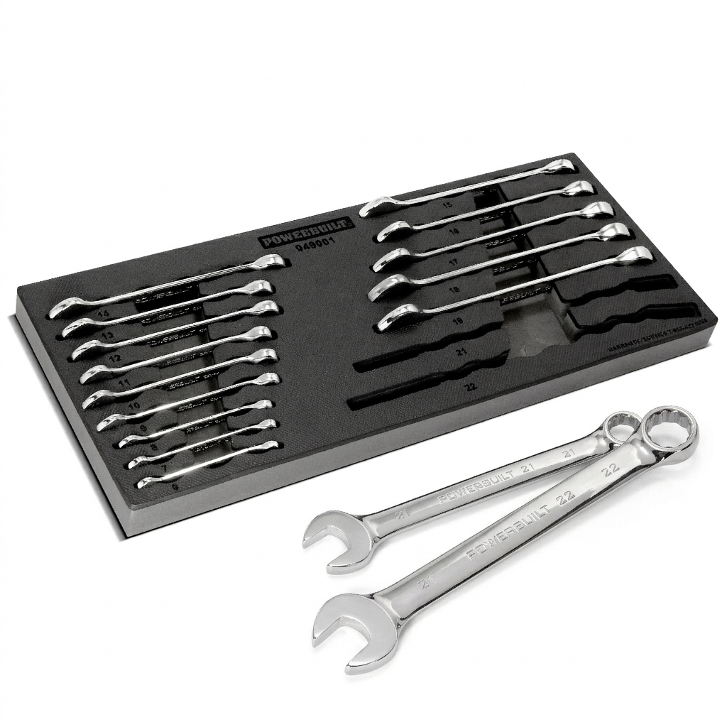 16 Piece Pro Tech Metric Combination Wrench Set