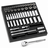 54 Piece Pro Tech 3/8 in. Dr. SAE & Metric Socket Set