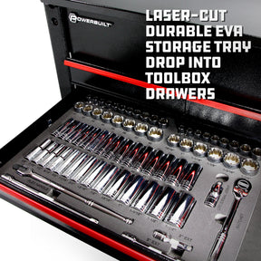 69 Piece Pro Tech 1/2 in. Dr. SAE & Metric Socket Set