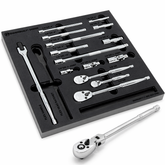 16 Piece Pro Tech Ratchet & Socket Accessories Set