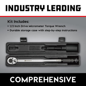 1/2 Inch Drive Screw Type Torque Wrench (20-150  FTLB)