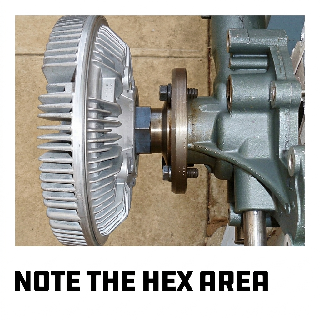 2 Piece GM Fan Clutch Wrench Set