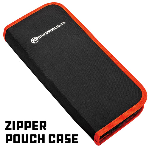 Powerbuilt 7 Piece VDE Screwdriver Set with Zipper Pouch