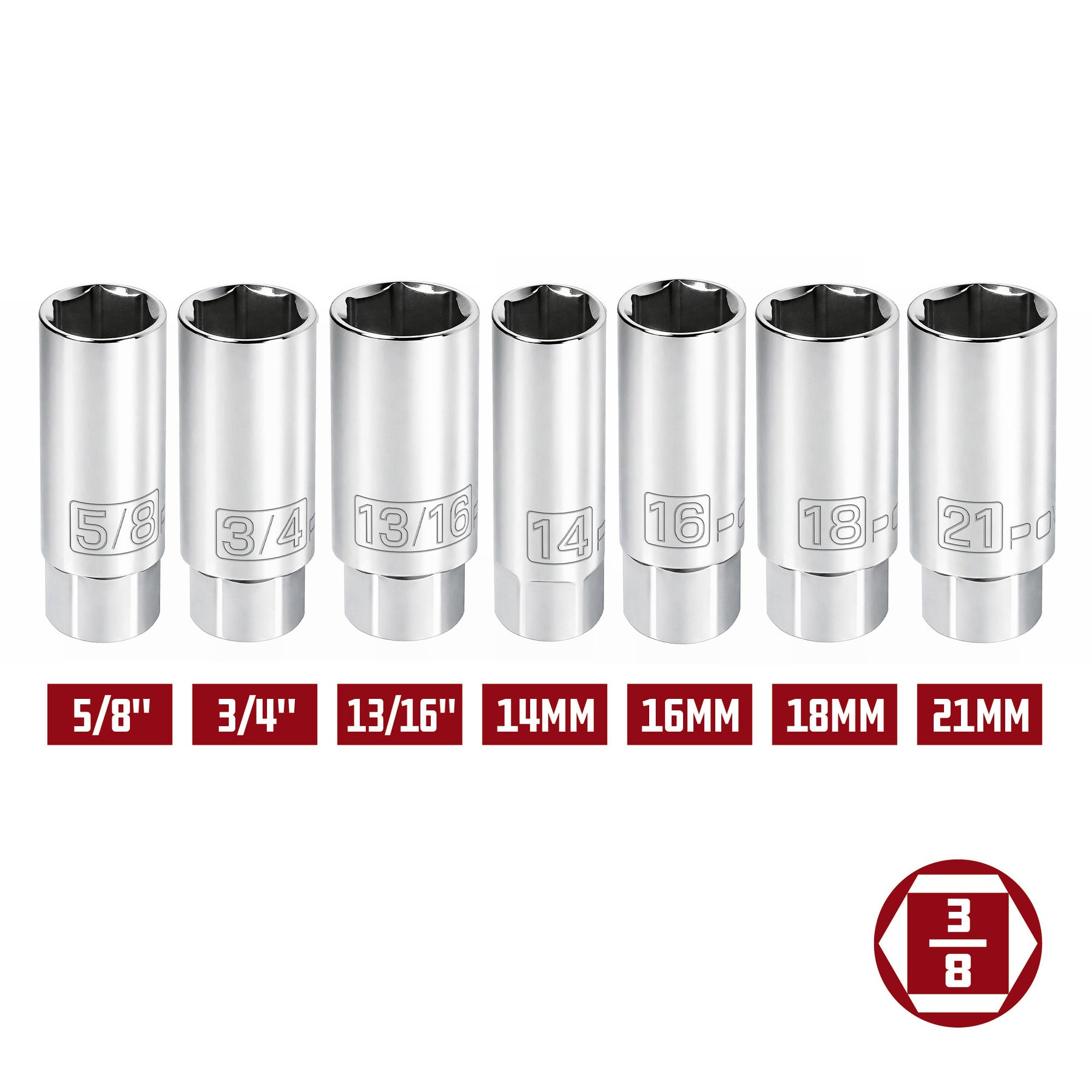 3/8 Inch Drive13/16 Inch Spark Plug Socket