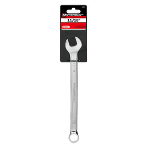 11/16 Inch Fully Polished Long Pattern SAE Combination Wrench