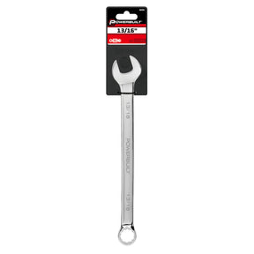 13/16 Inch Fully Polished Long Pattern SAE Combination Wrench