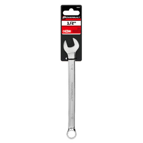 1/2 Inch Fully Polished Long Pattern SAE Combination Wrench
