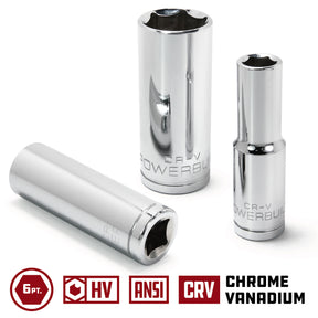 1/2 Inch Drive x 20 MM 6 Point Deep Socket