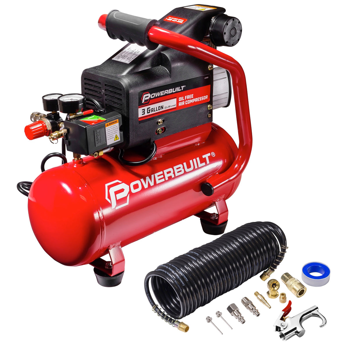 3 gallon pancake shop compressor