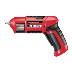 4V Lithium Ion Cordless Screwdriver with Revolving Bit Magazine