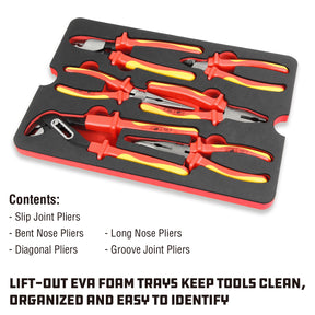 50 Piece VDE Insulated Electrician's Tool Set