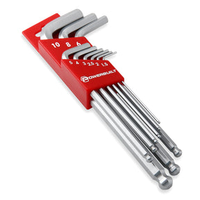 9 Piece Metric Long Arm Hex Key Wrench Set