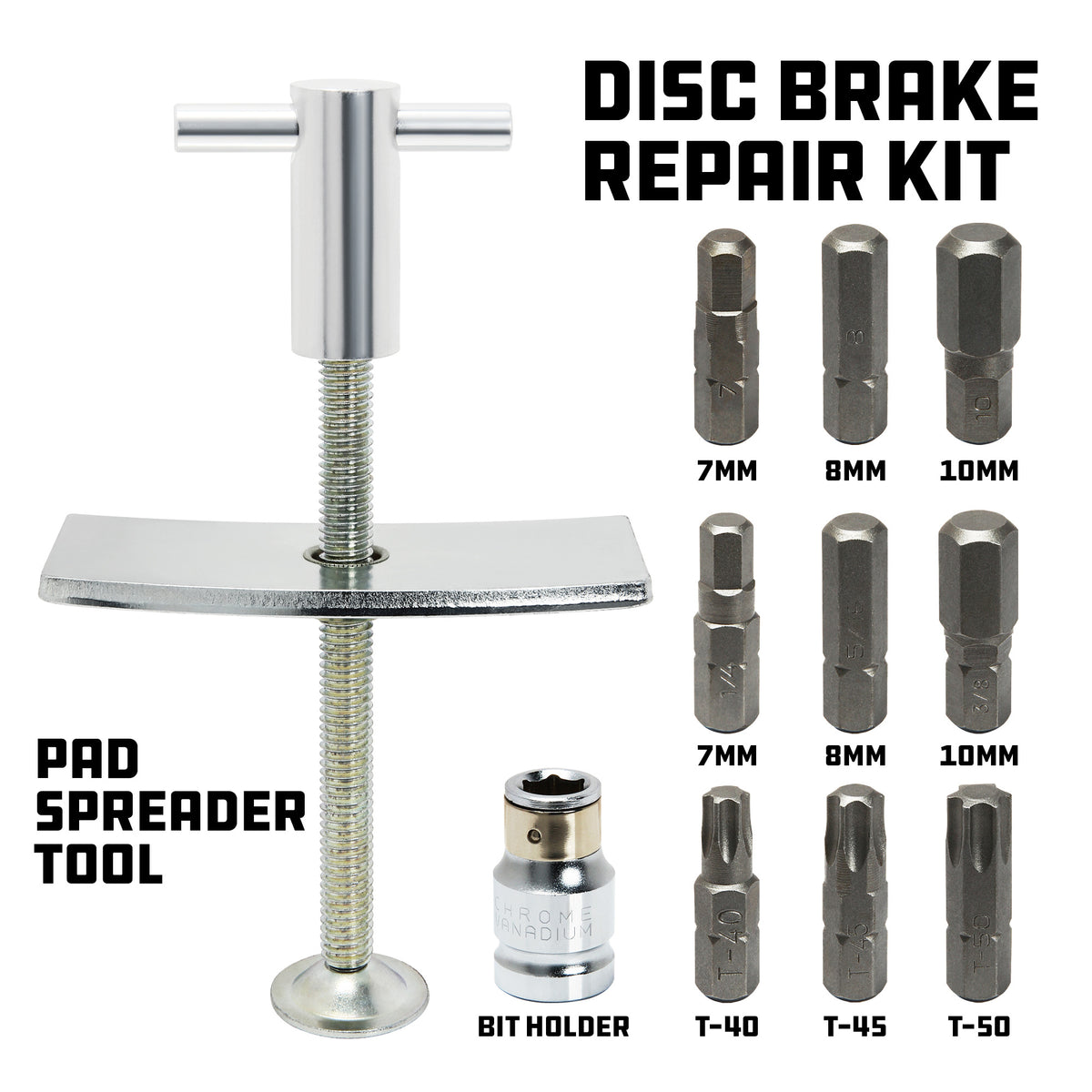 12 Piece Disc Brake Repair Kit