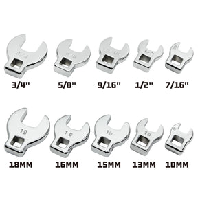 3/8 Inch Drive Crowfoot Wrench Set, 30-Piece (Rack) | TEKTON | WCF95301 3/8 Inch Drive Crowfoot Wrench Set, 30-Piece (Rack) | TEKTON | WCF95301