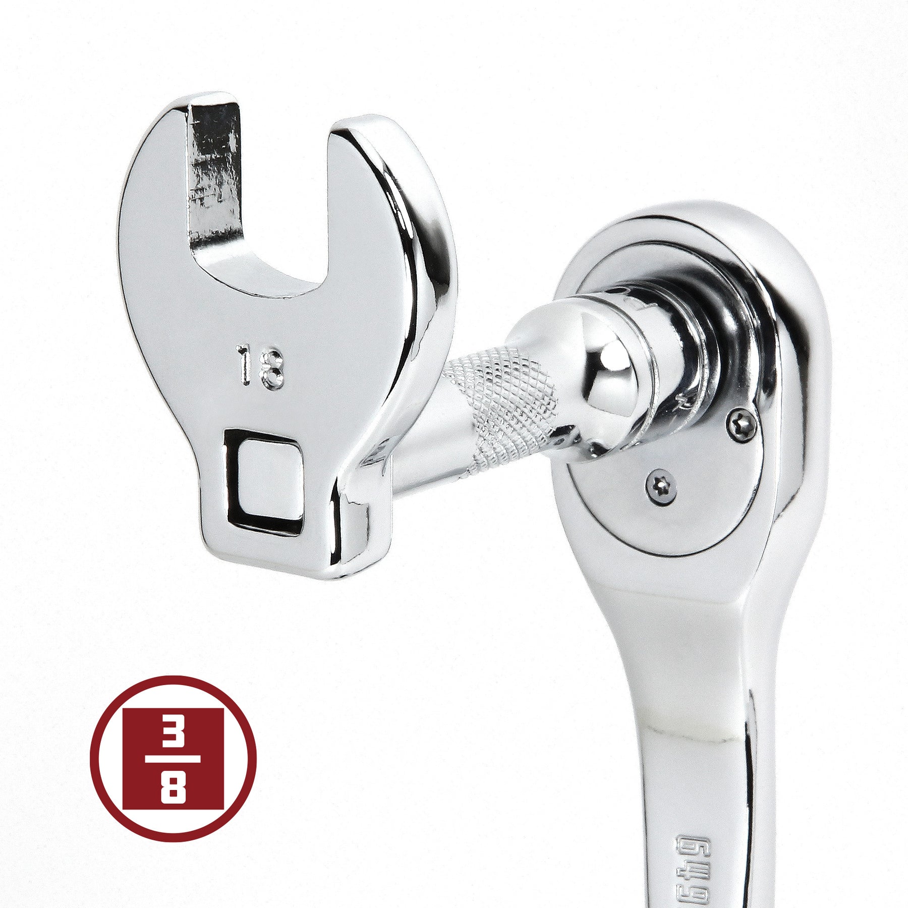 thumbnail interactive-video image 1 of King 8-Piece 3/8" Drive Crowfoot Wrench Set - SAE, Chrome Finish 1 of 6