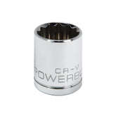 1/2 Inch Drive x 23 MM 12 Point Shallow Socket