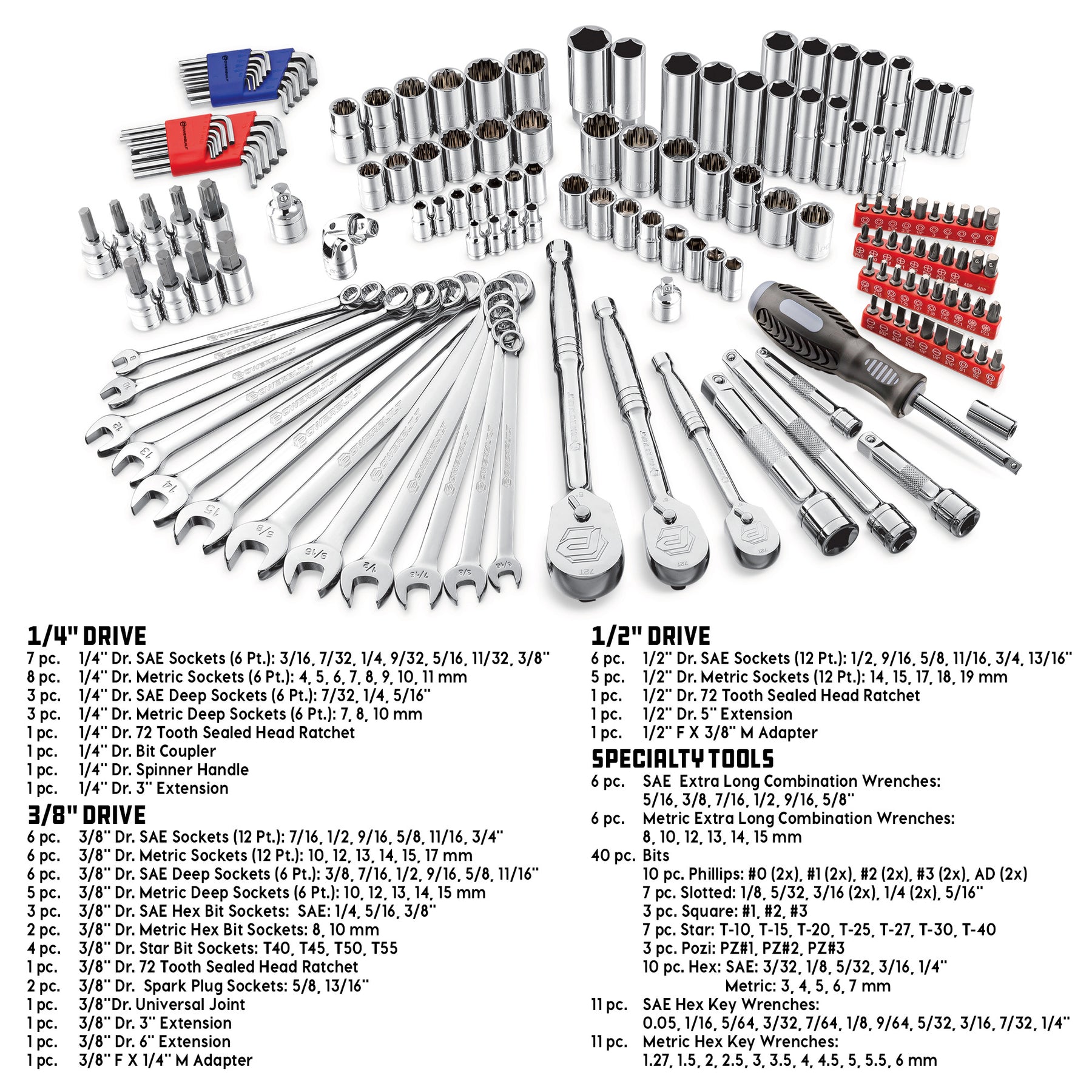 152 Piece Master Mechanic's Service Tool Set
