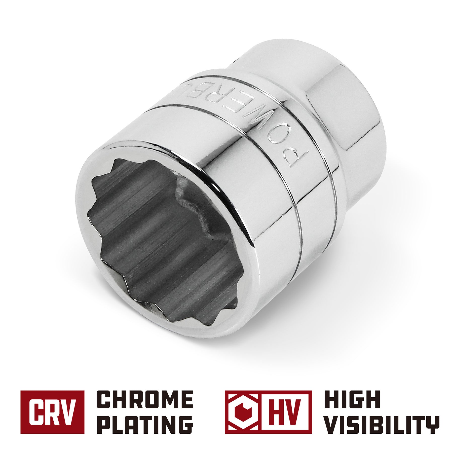 3/4 Inch Drive x 1-1/2 Inch 12 Point Shallow Socket