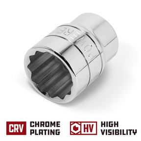 3/4 Inch Drive x 32 MM 12 Point Shallow Socket
