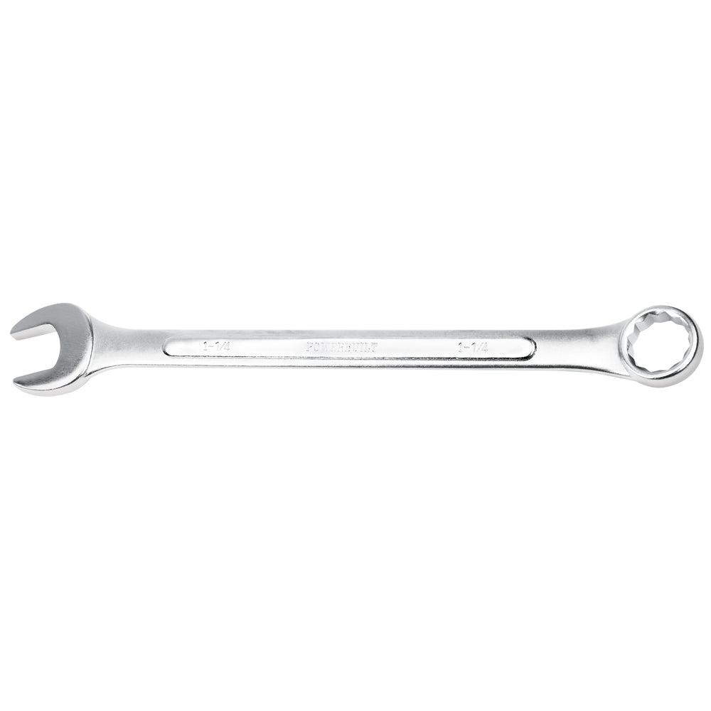 1-1/4 Inch Fully Polished SAE Raised Panel Combination Wrench