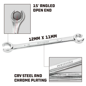 11 x 12 MM Metric Flare Nut Wrench