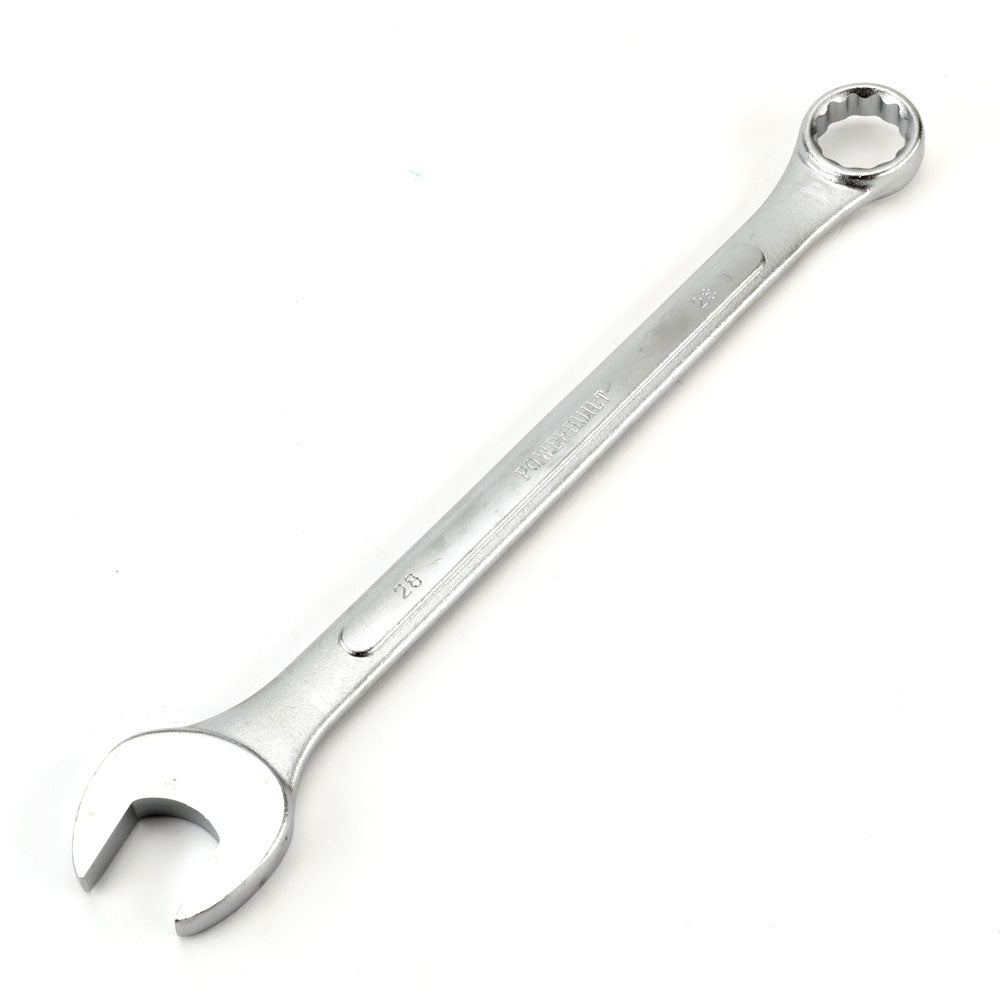 28 MM Fully Polished Metric Raised Panel Combination Wrench