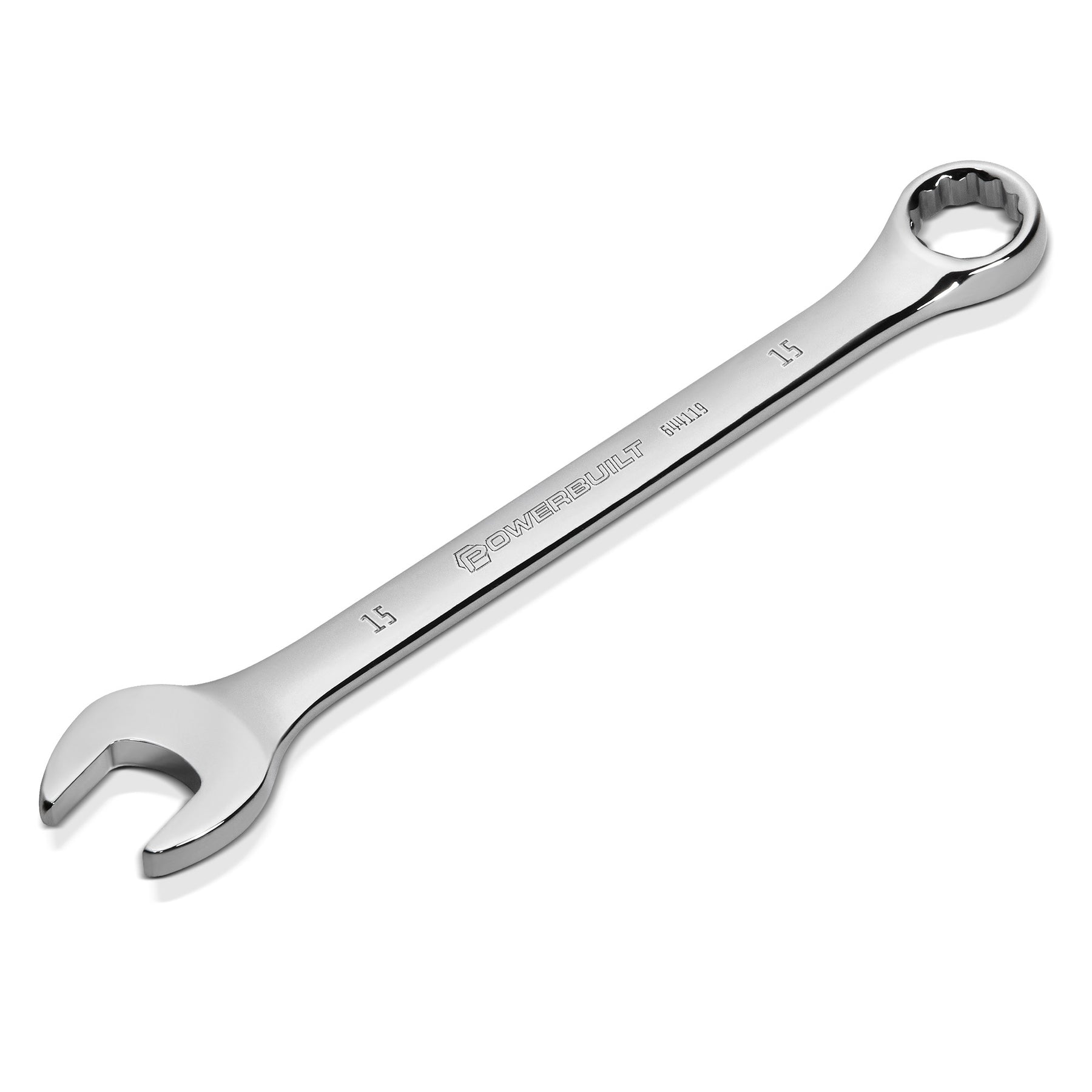 15 MM Fully Polished Metric Combination Wrench