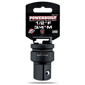 Powerbuilt 1/2 in. Drive (F) x 3/4 in. Drive (M) Impact Adapter - 647137