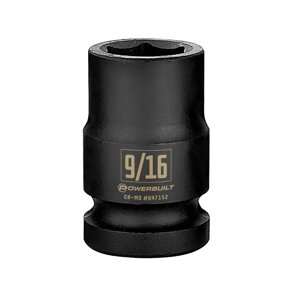 1/2 Inch Drive x 9/16 Inch  6 Point Impact Socket