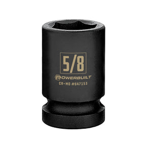 1/2 Inch Drive x 5/8 Inch  6 Point Impact Socket