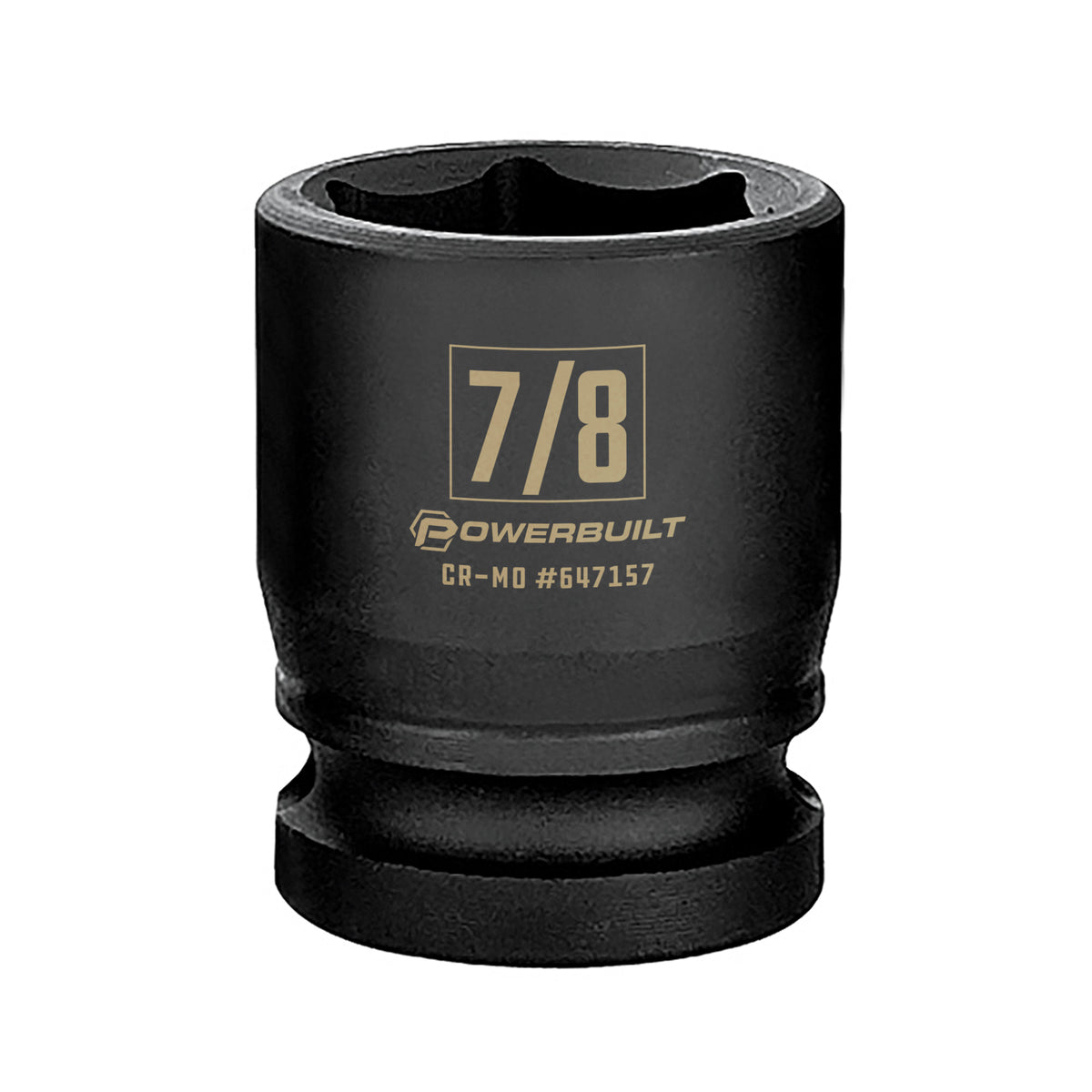 1/2 Inch Drive x 7/8 Inch 6 Point Impact Socket