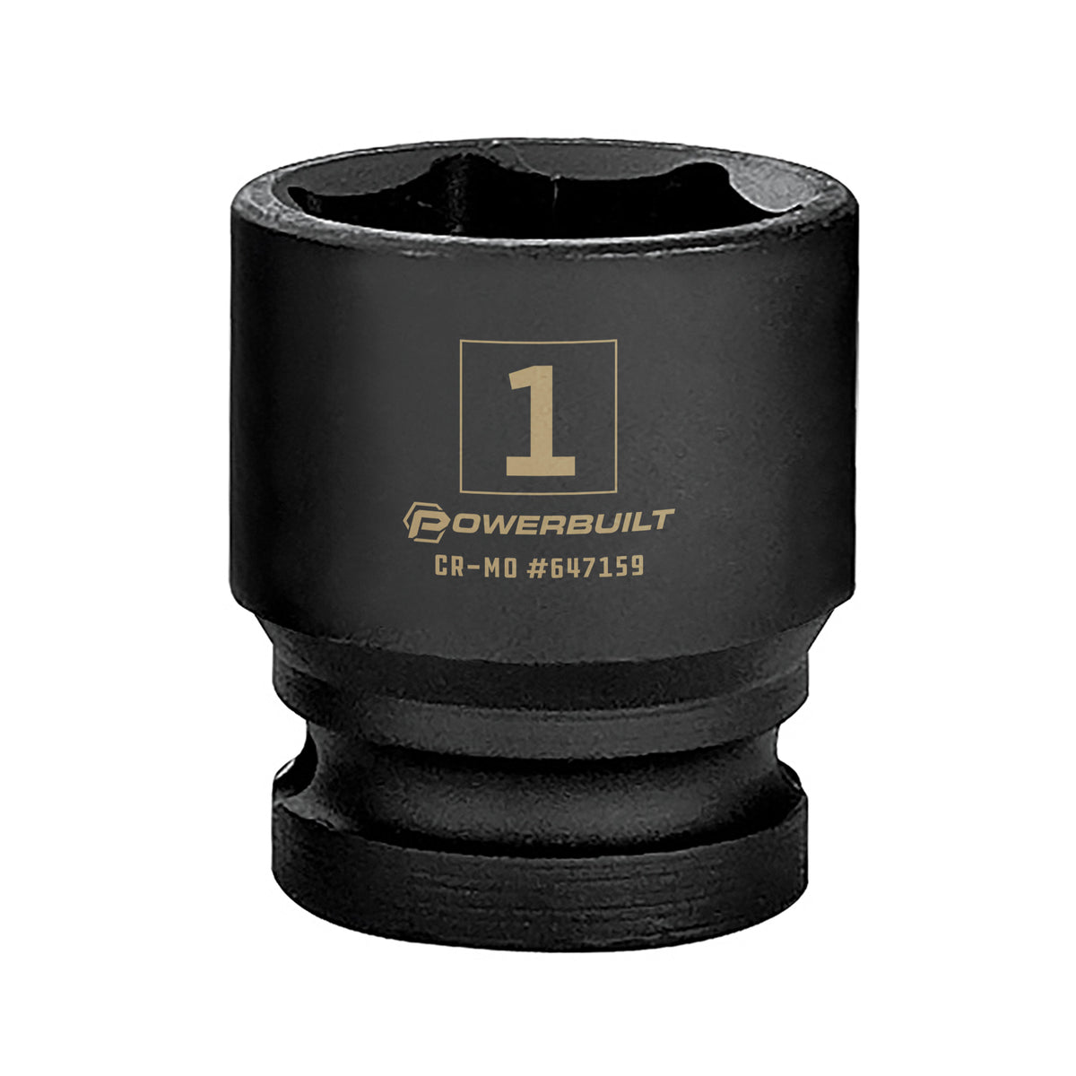 1/2 Inch Drive x 1 Inch 6 Point Impact Socket